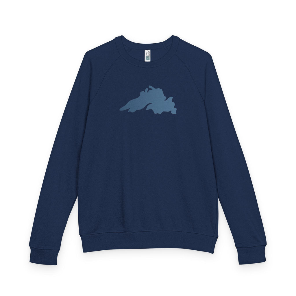 Lake Superior Silhouette - French Terry Raglan Crewneck