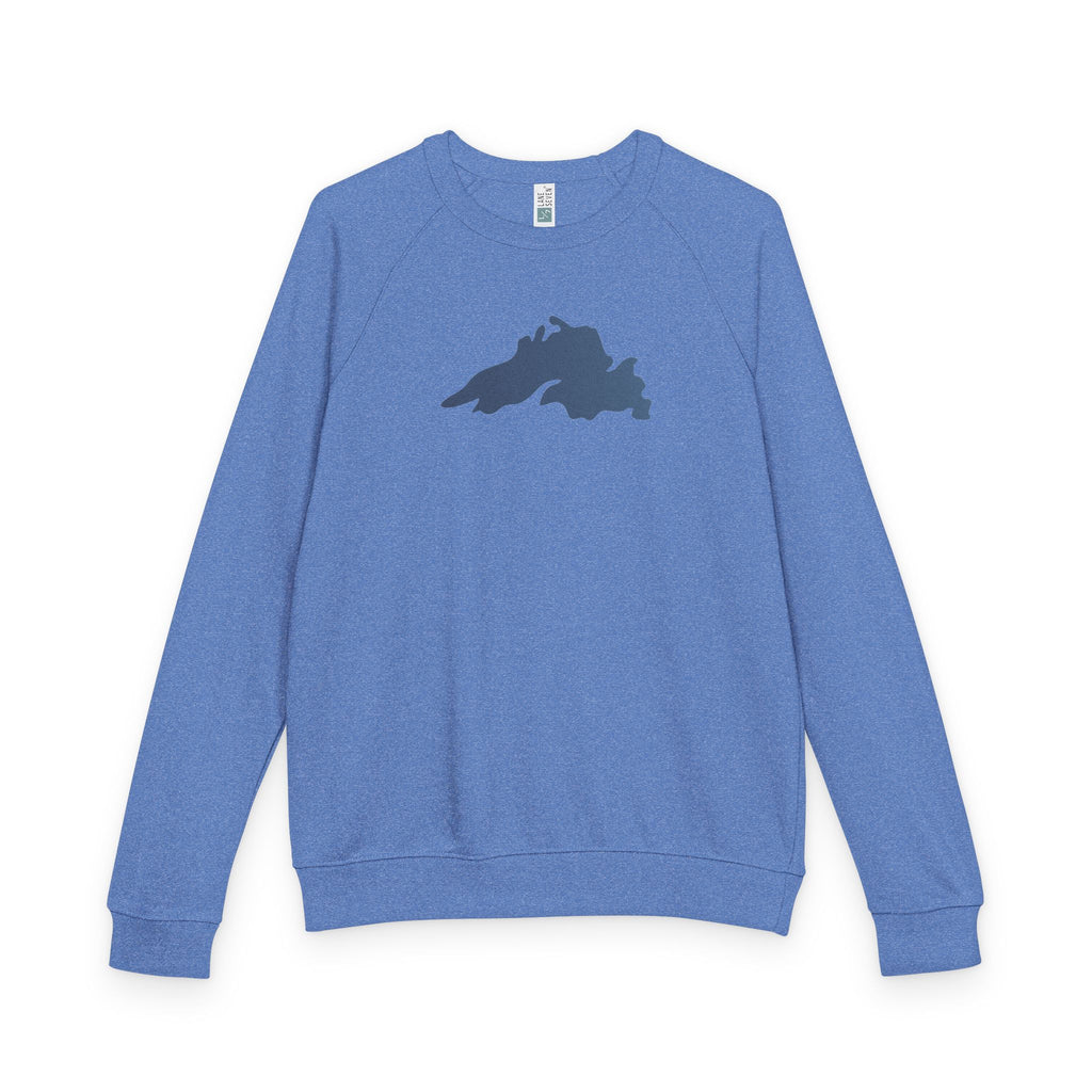 Lake Superior Silhouette - French Terry Raglan Crewneck