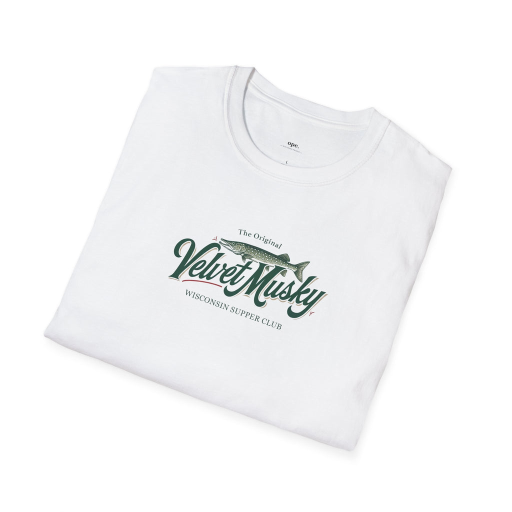 Velvet Musky Vintage Supper Club T-Shirt - Retro Badge Tee