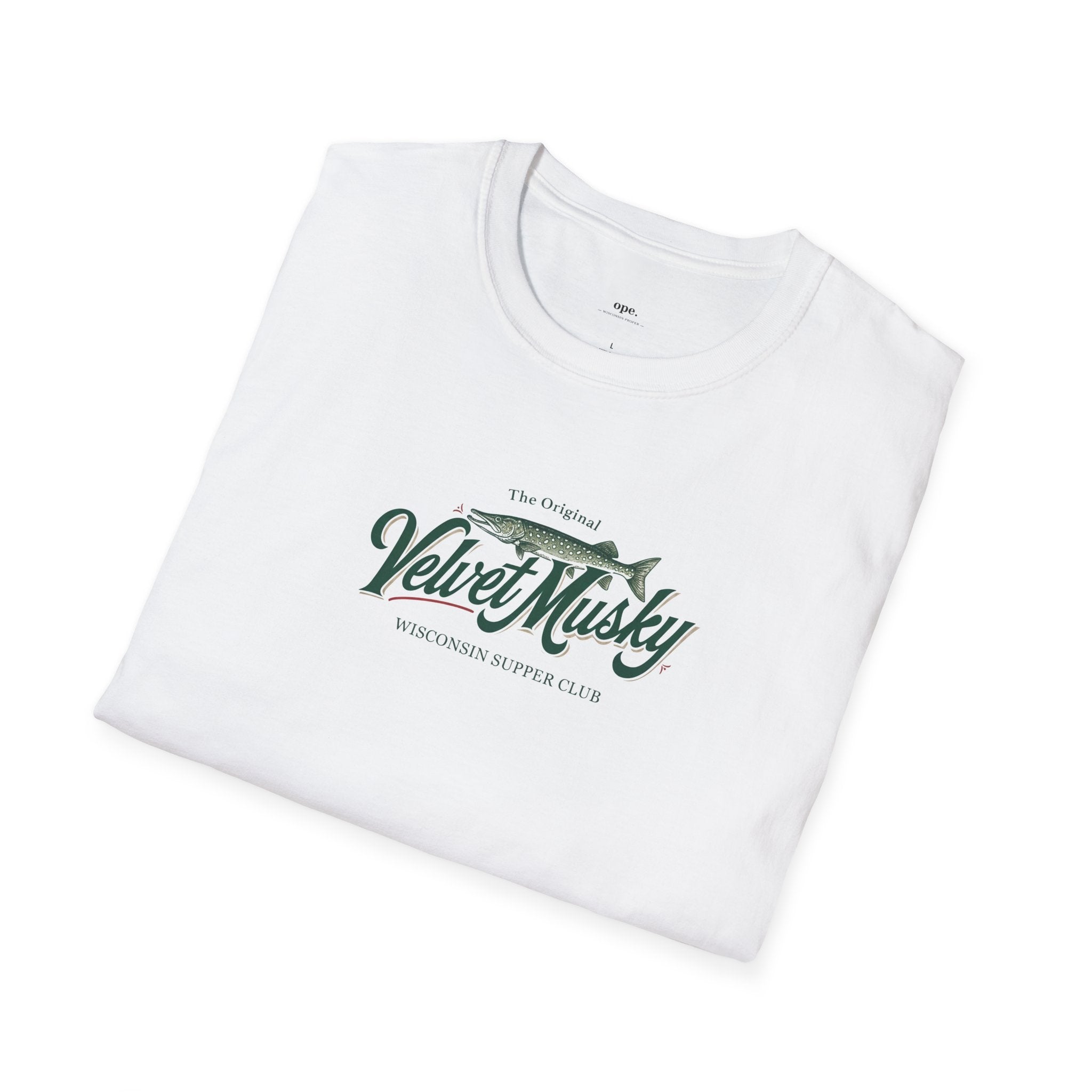 Velvet Musky Vintage Supper Club T-Shirt - Retro Badge Tee