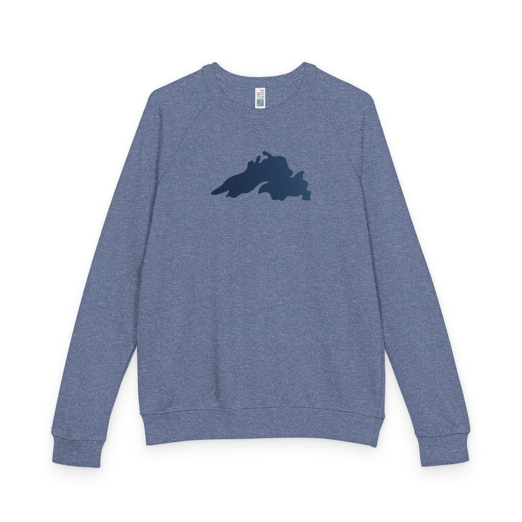 Lake Superior Silhouette - French Terry Raglan Crewneck