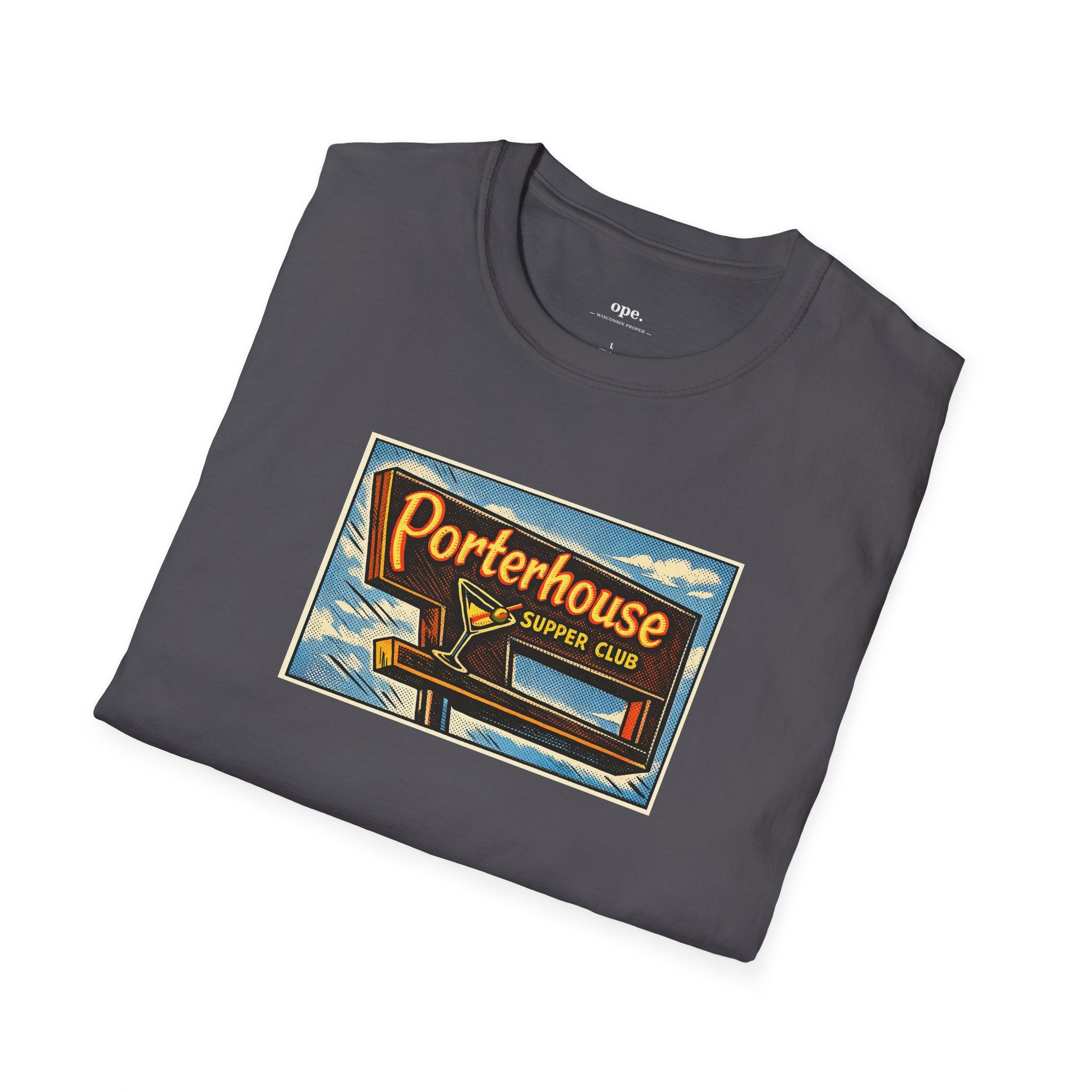 Porterhouse Supper Club Vintage Sign Tee
