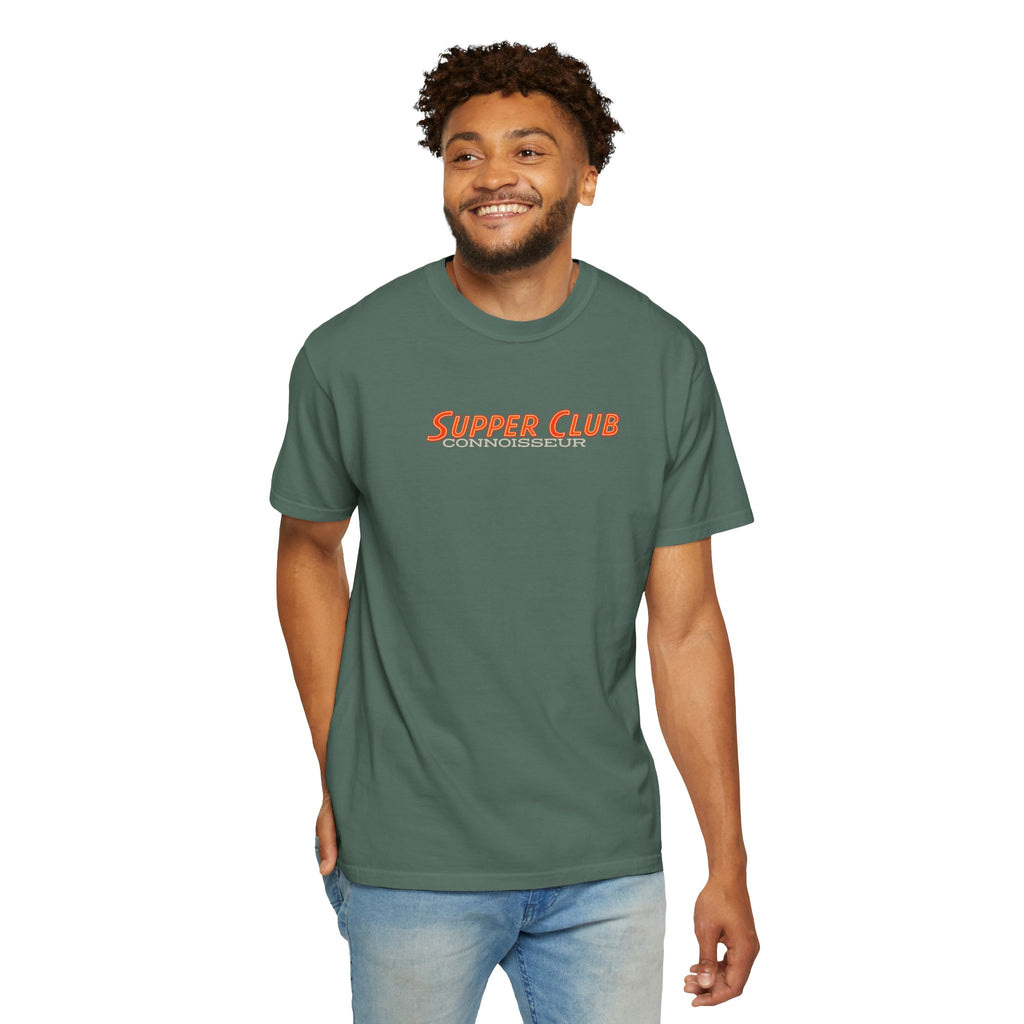 Supper Club Connoisseur Tee — Wisconsin Vintage Neon Shirt