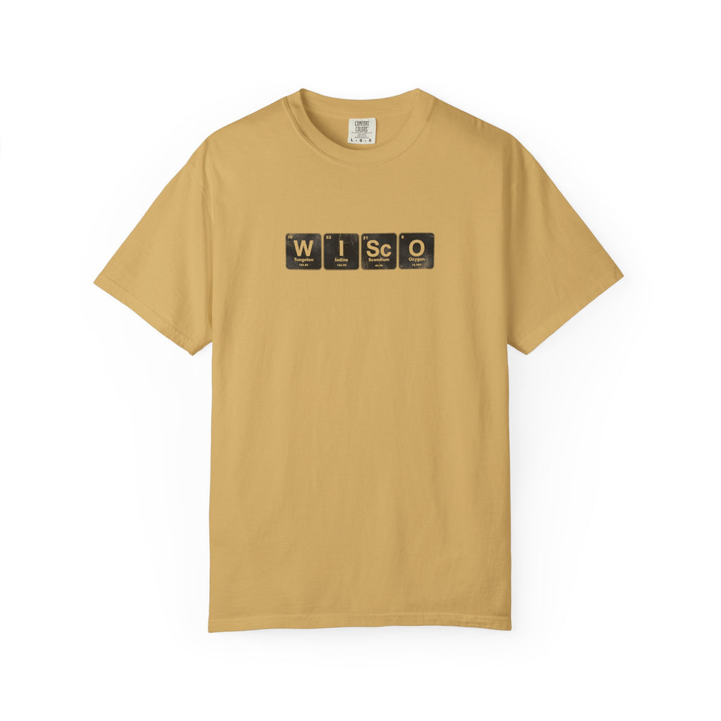 Wisconsin Periodic Table T-Shirt — WISCO Element Block Tee