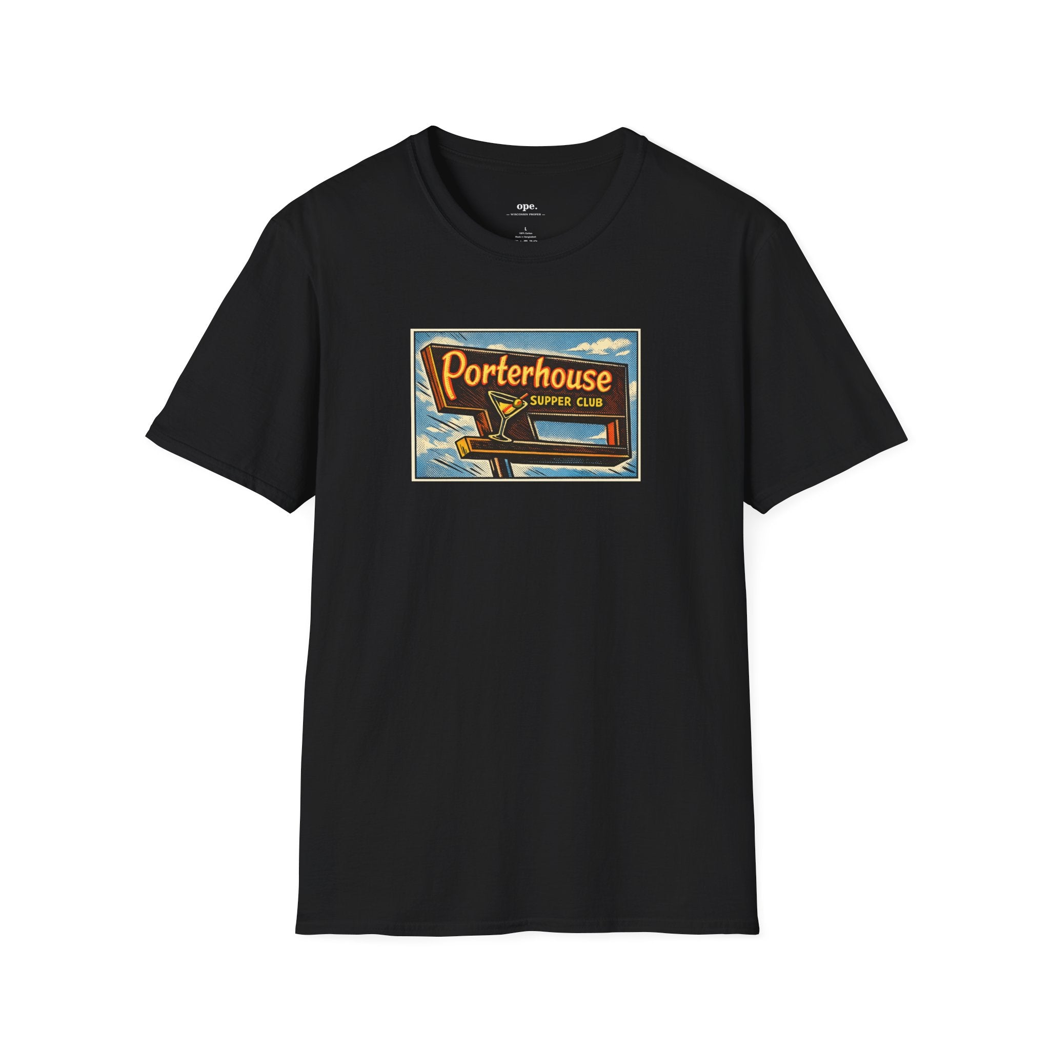 Porterhouse Supper Club Vintage Sign Tee