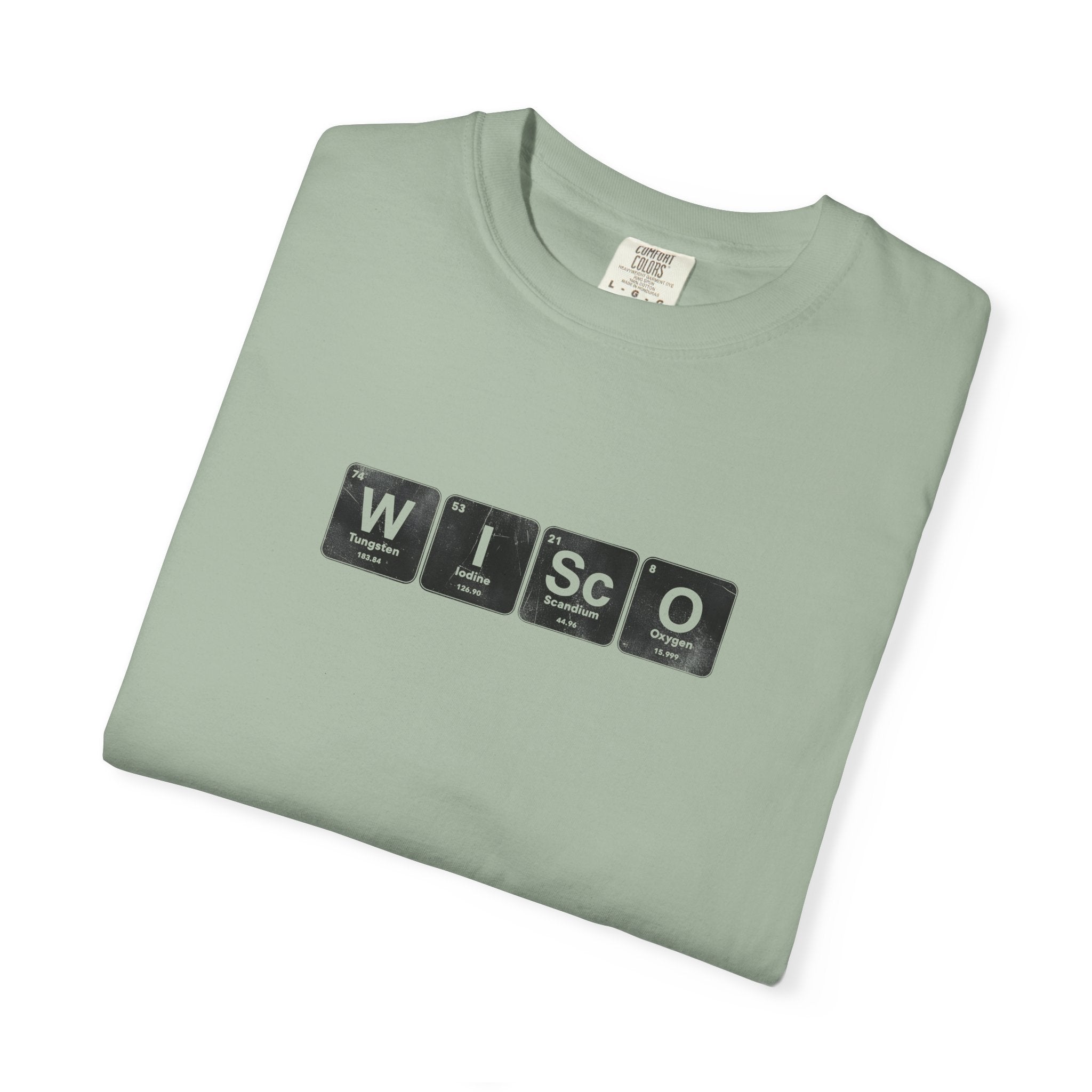 Wisconsin Periodic Table T-Shirt — WISCO Element Block Tee