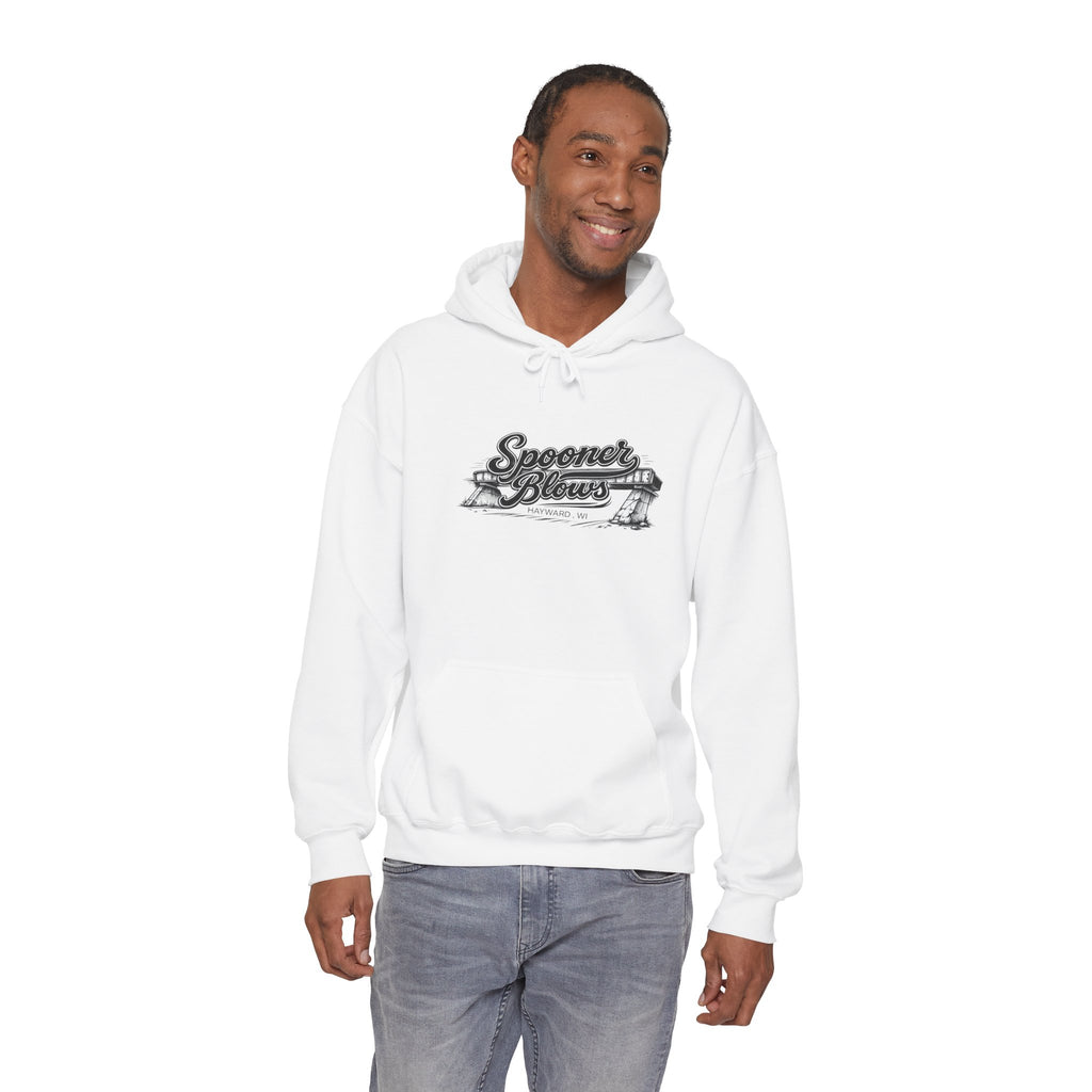 White Spooner Blows Hoodie