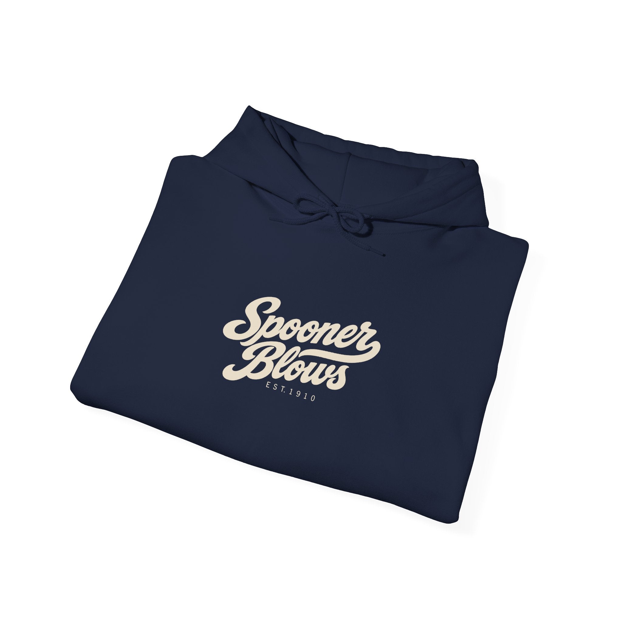 Spooner Blows EST. 1910 Hoodie | Wisconsin Northwoods Hoodie, Hayward WI Apparel