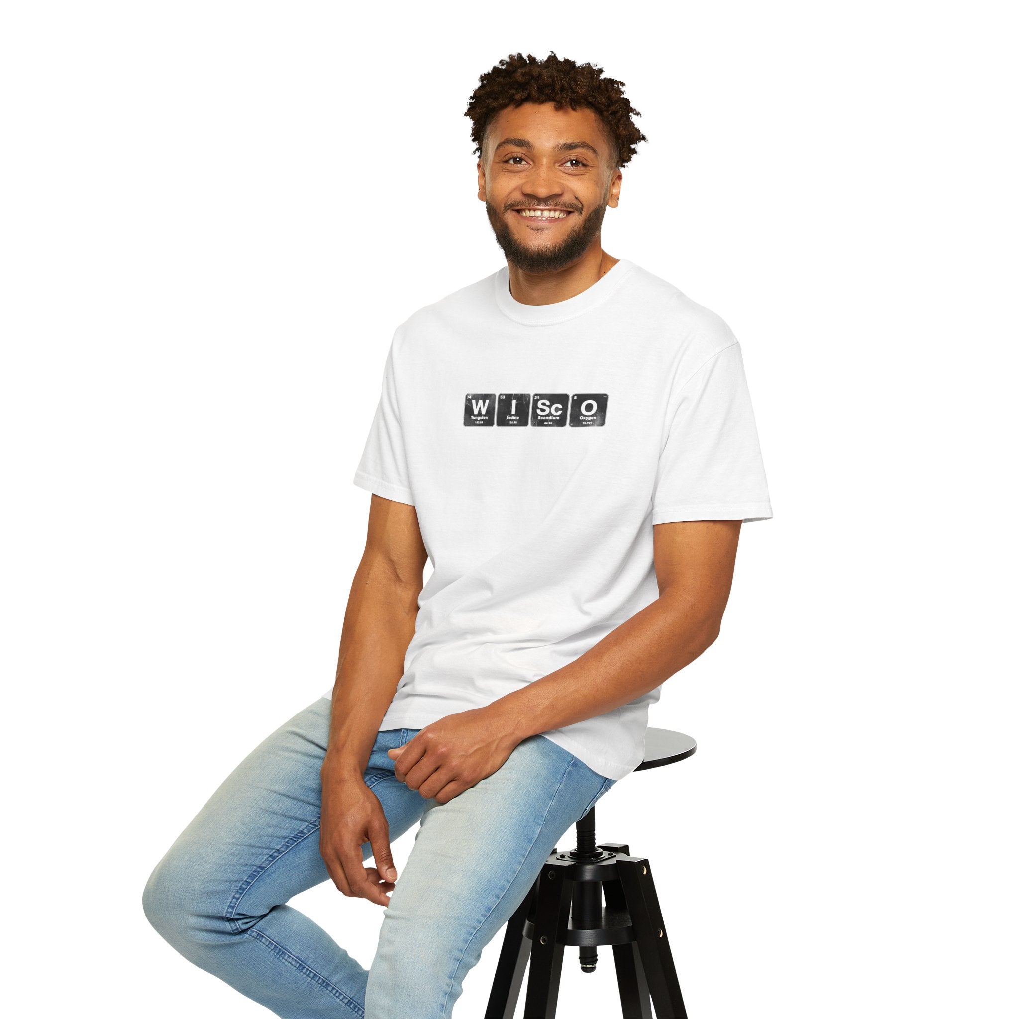 Wisconsin Periodic Table T-Shirt — WISCO Element Block Tee