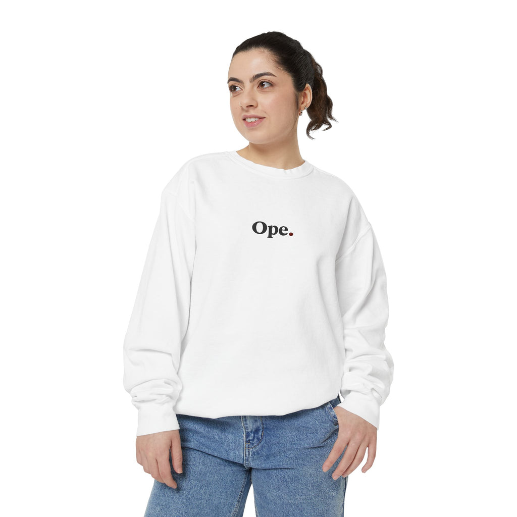 Ope. Minimalist Crewneck Sweatshirt