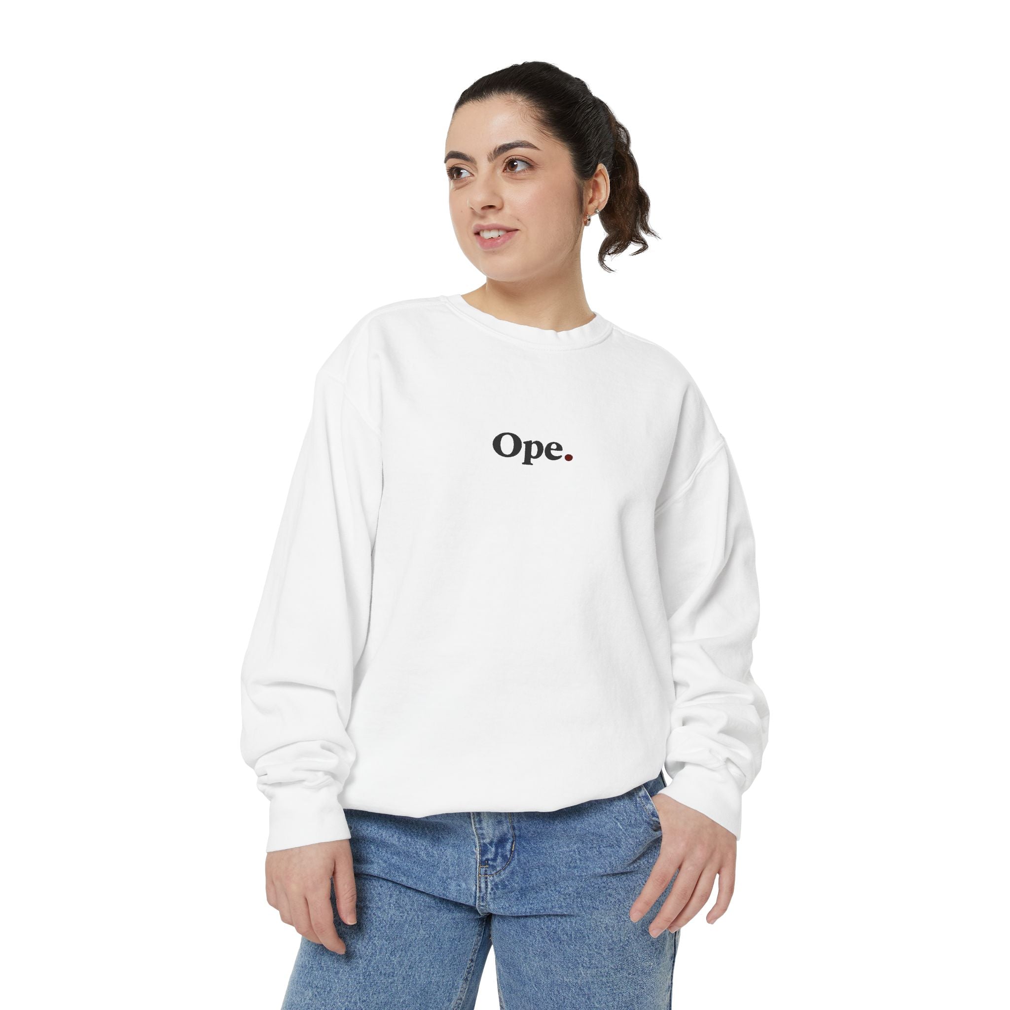 Ope. Minimalist Crewneck Sweatshirt