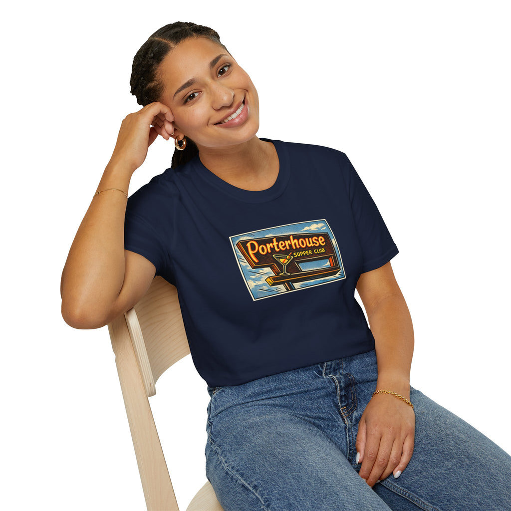 Porterhouse Supper Club Vintage Sign Tee
