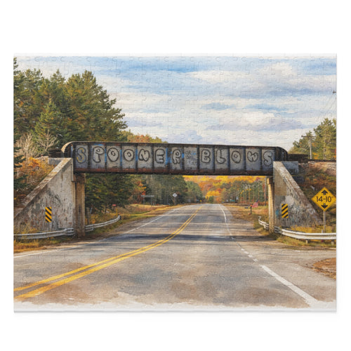 Spooner Blows 120-500 Piece Jigsaw Puzzle - Northwoods Edition