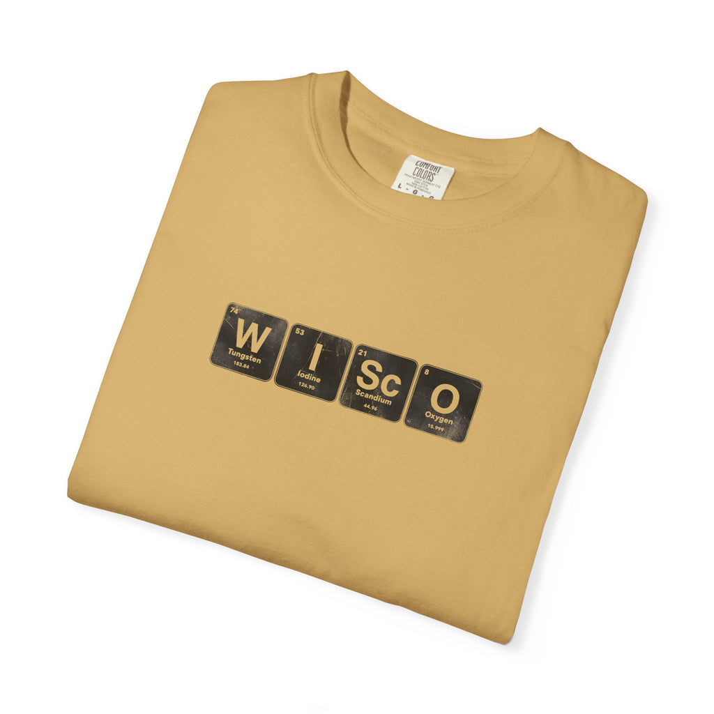 Wisconsin Periodic Table T-Shirt — WISCO Element Block Tee