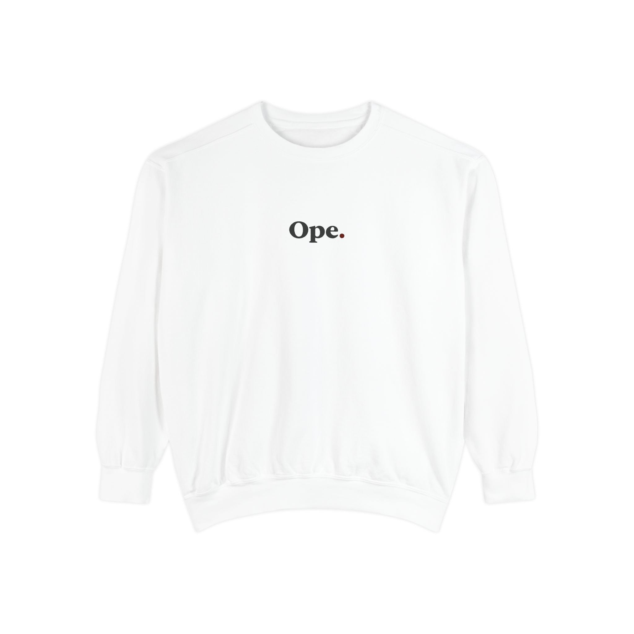 Ope. Minimalist Crewneck Sweatshirt