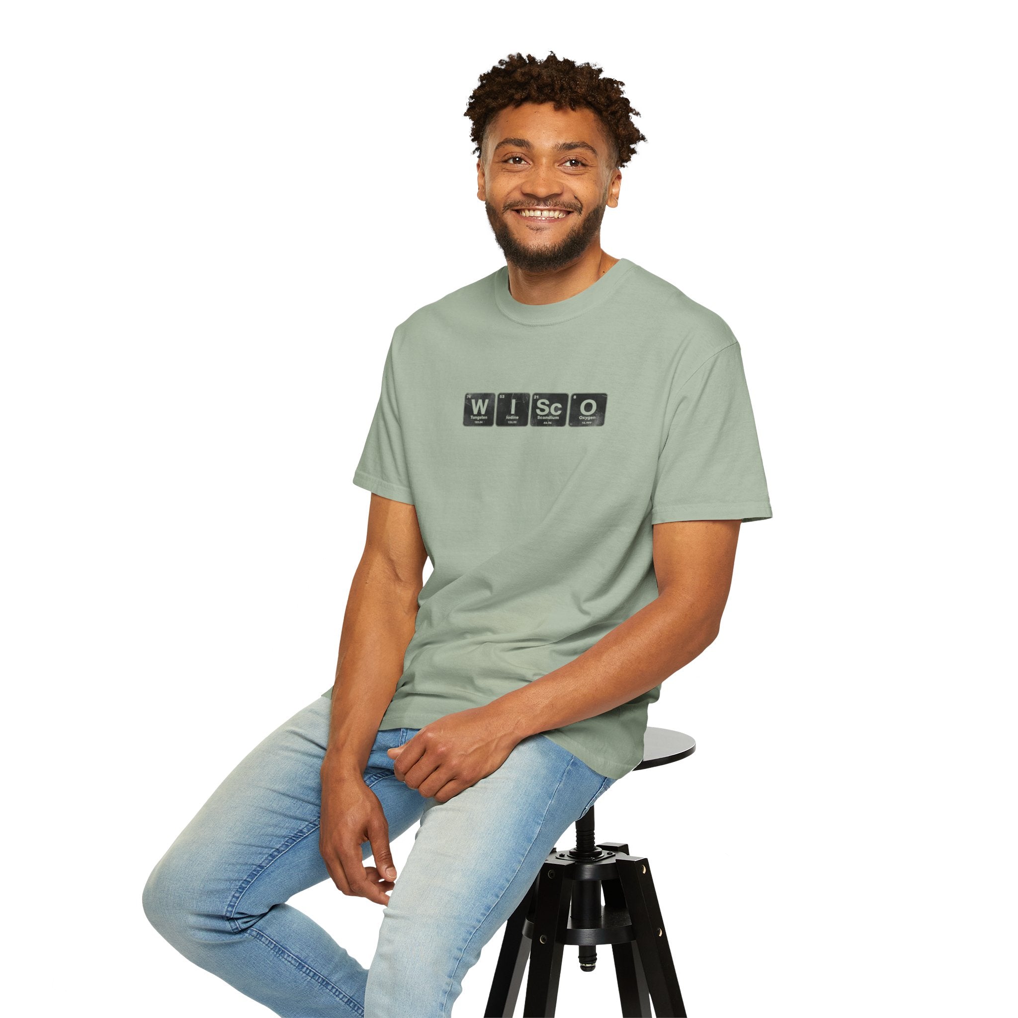 Wisconsin Periodic Table T-Shirt — WISCO Element Block Tee