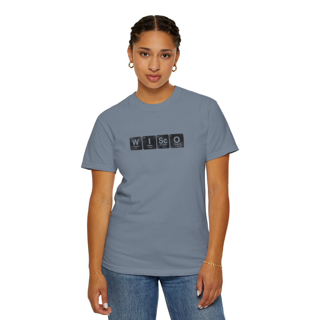 Wisconsin Periodic Table T-Shirt — WISCO Element Block Tee