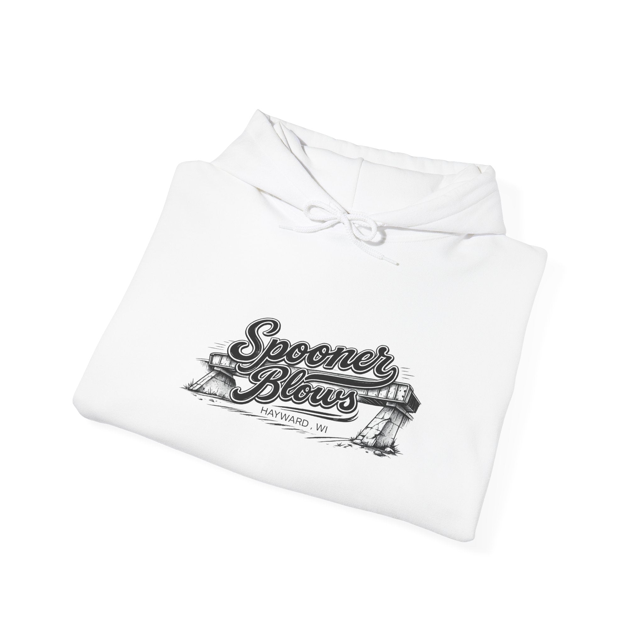 White Spooner Blows Hoodie