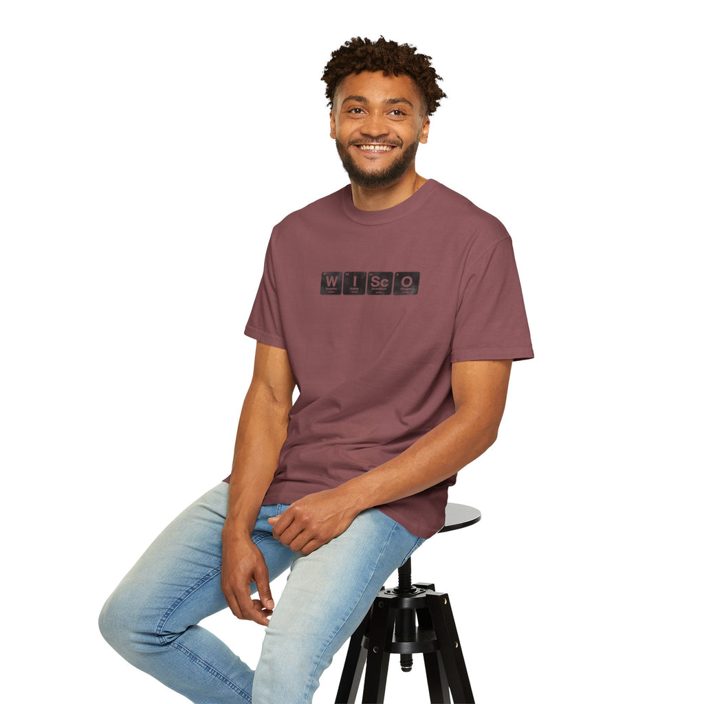 Wisconsin Periodic Table T-Shirt — WISCO Element Block Tee