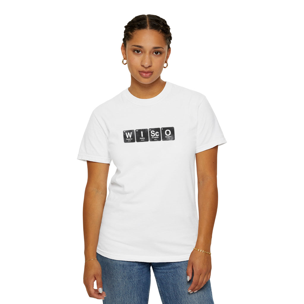 Wisconsin Periodic Table T-Shirt — WISCO Element Block Tee
