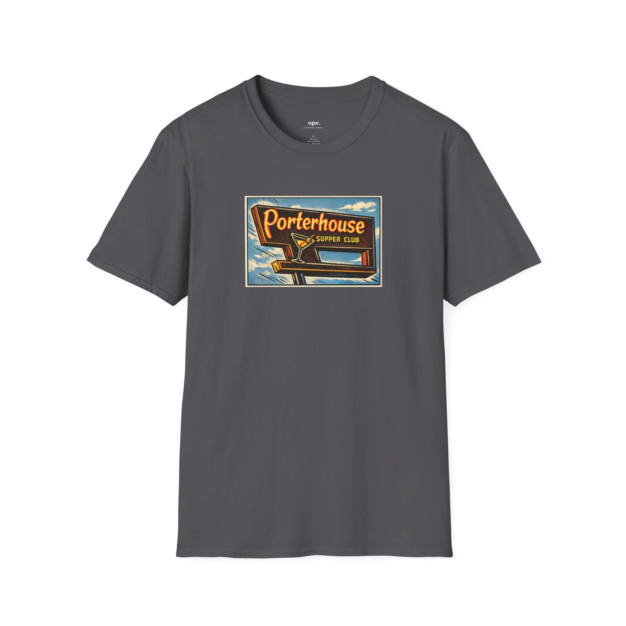 Porterhouse Supper Club Vintage Sign Tee