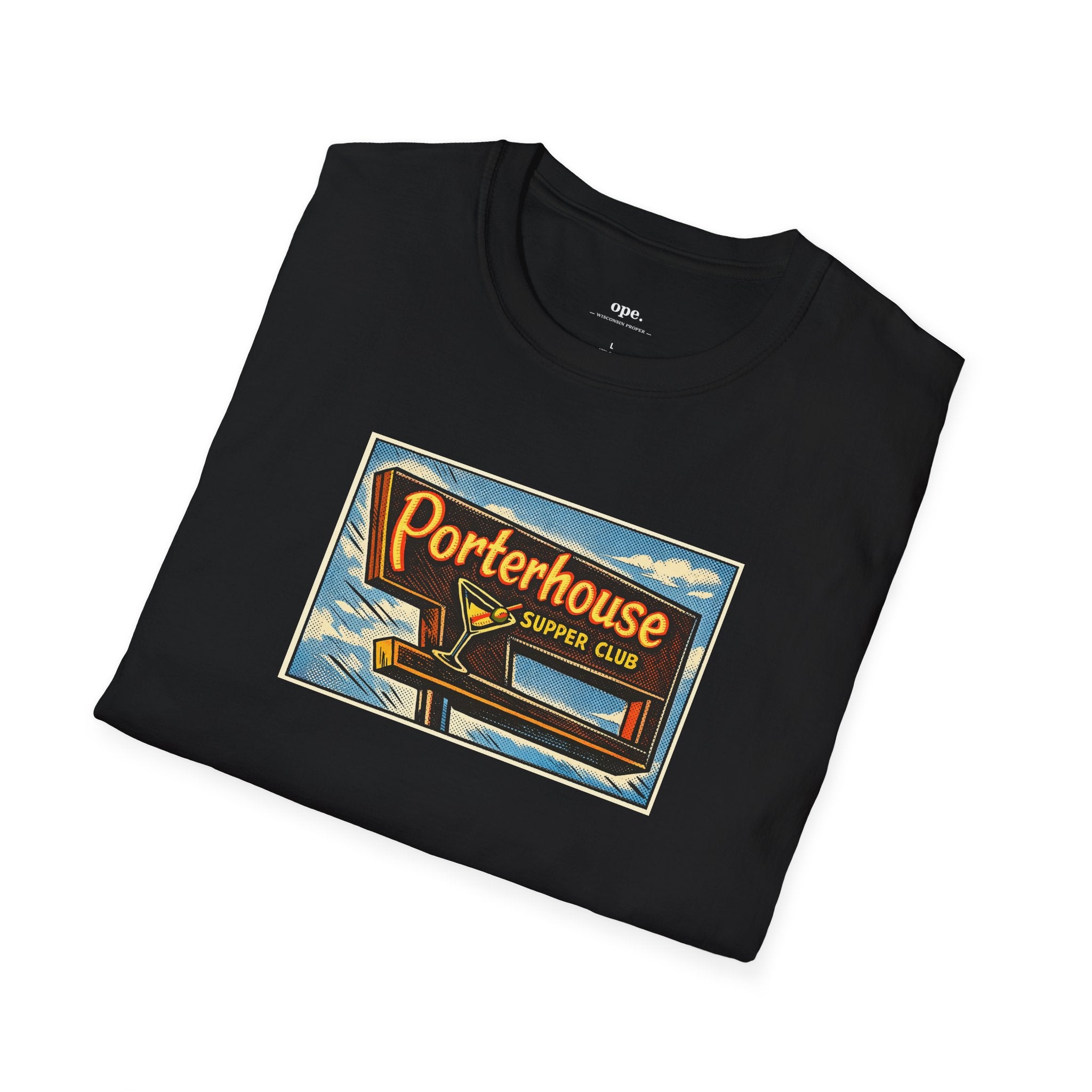 Porterhouse Supper Club Vintage Sign Tee