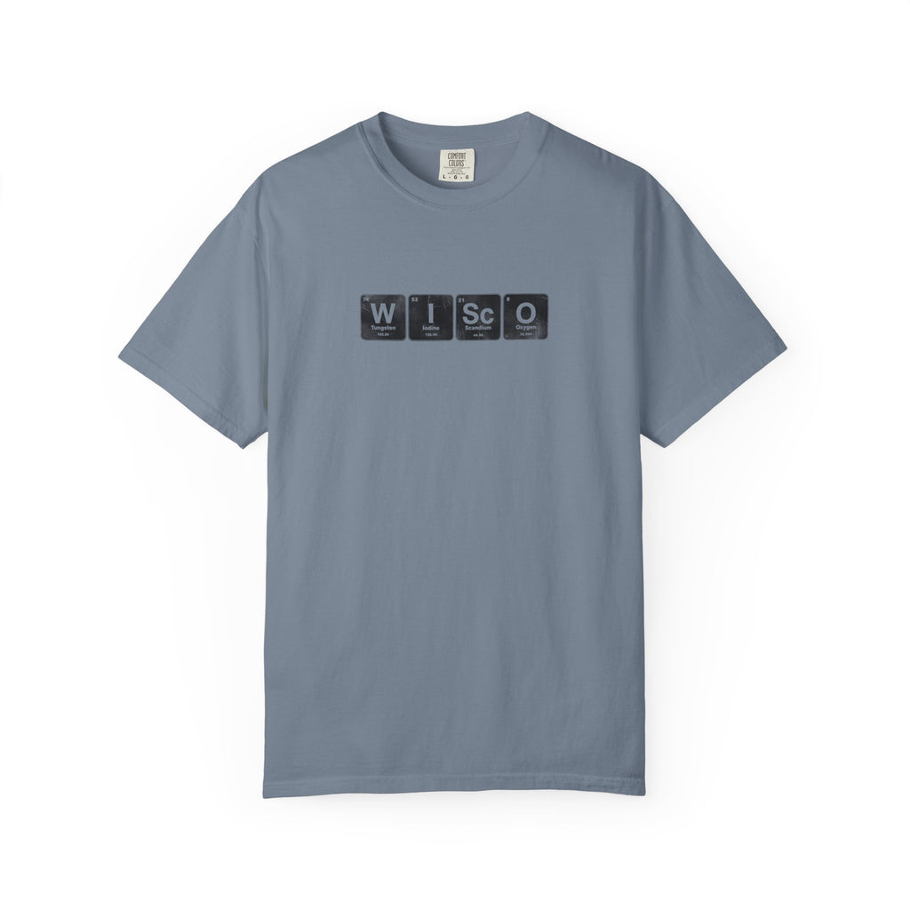 Wisconsin Periodic Table T-Shirt — WISCO Element Block Tee