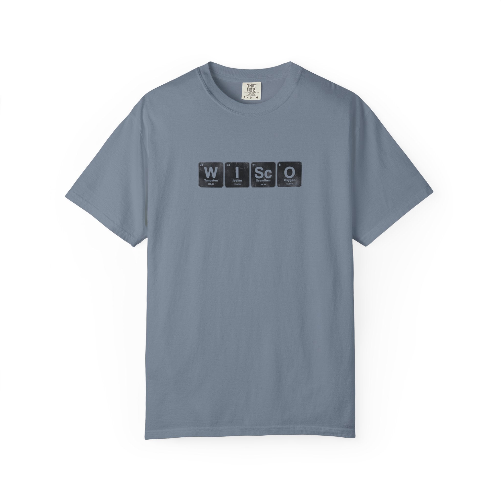 Wisconsin Periodic Table T-Shirt — WISCO Element Block Tee