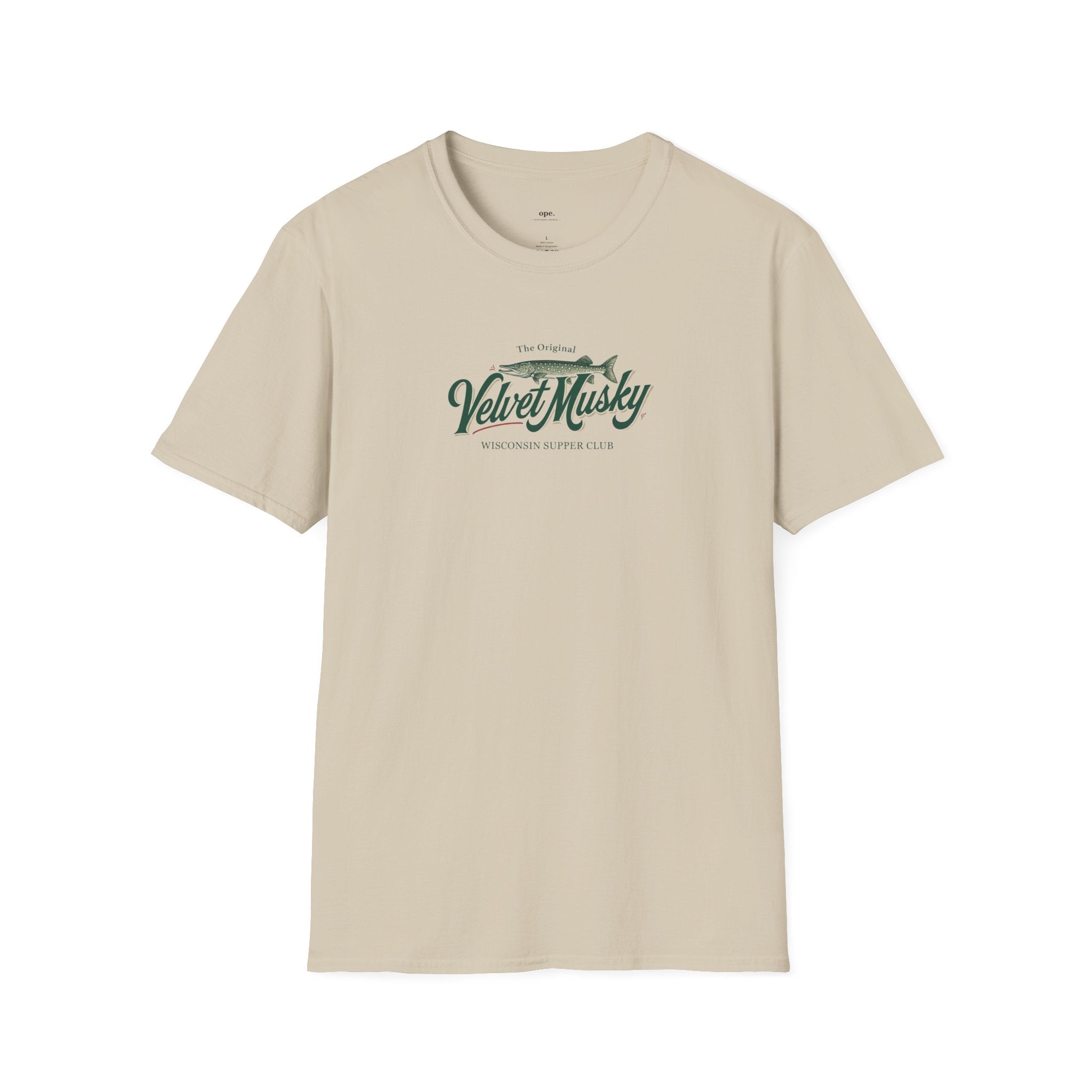 Velvet Musky Vintage Supper Club T-Shirt - Retro Badge Tee