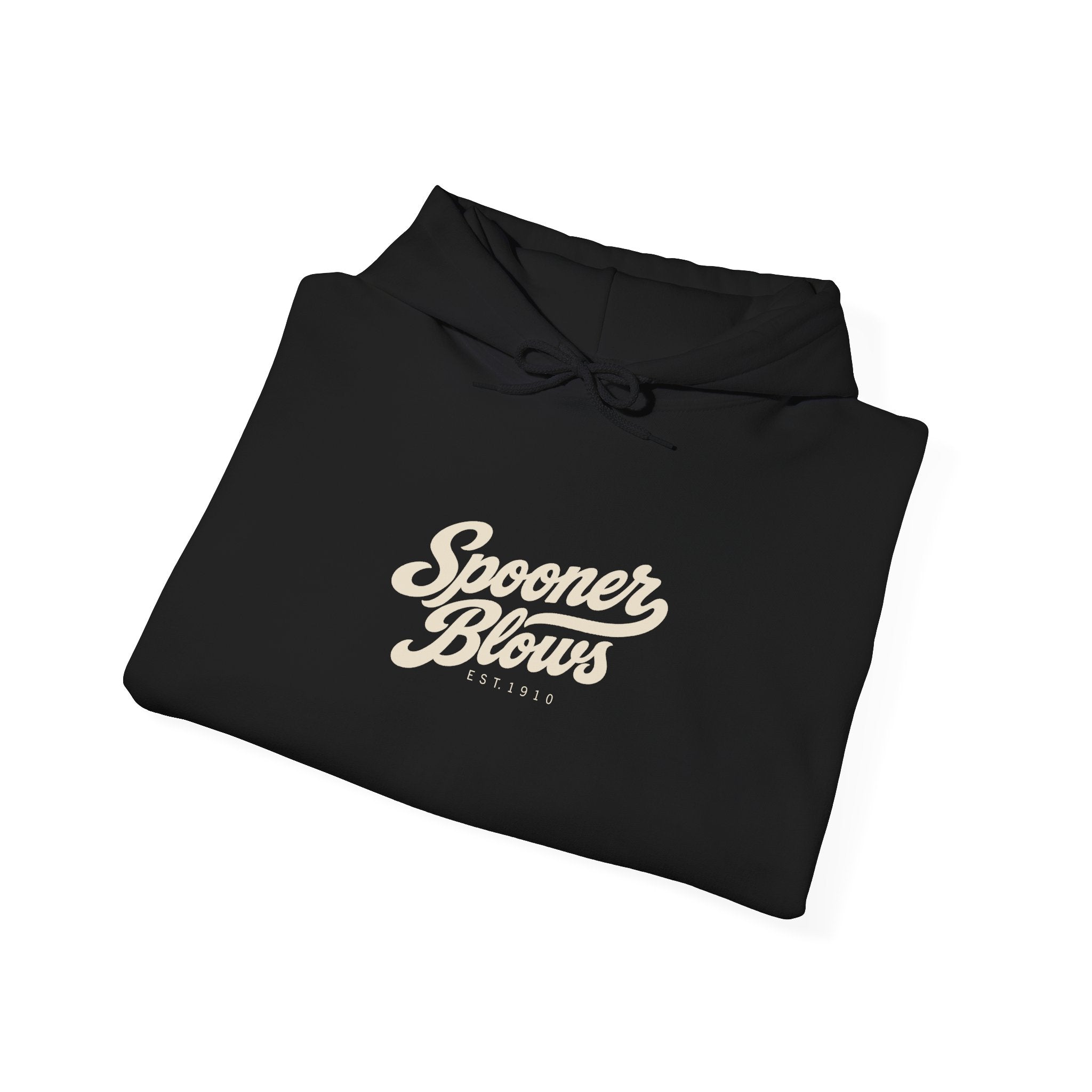 Spooner Blows EST. 1910 Hoodie | Wisconsin Northwoods Hoodie, Hayward WI Apparel