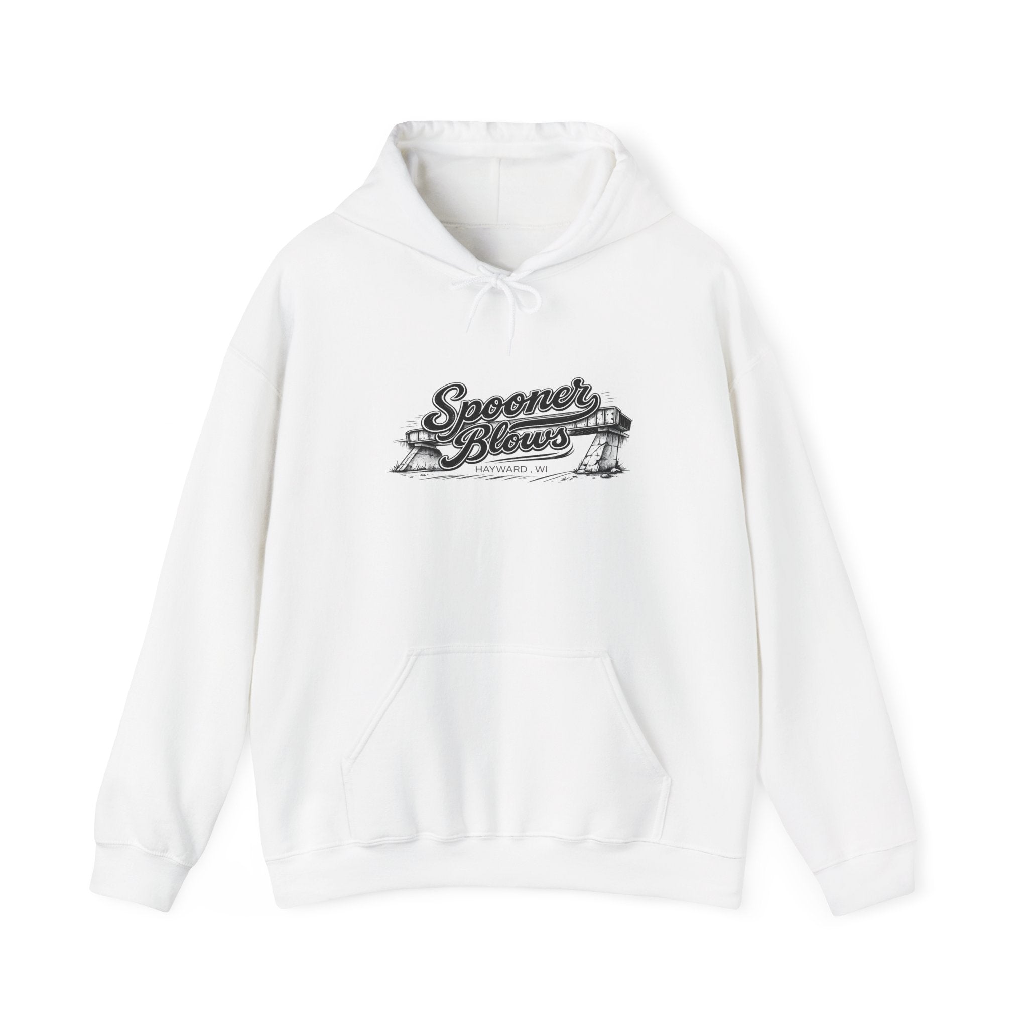 White Spooner Blows Hoodie