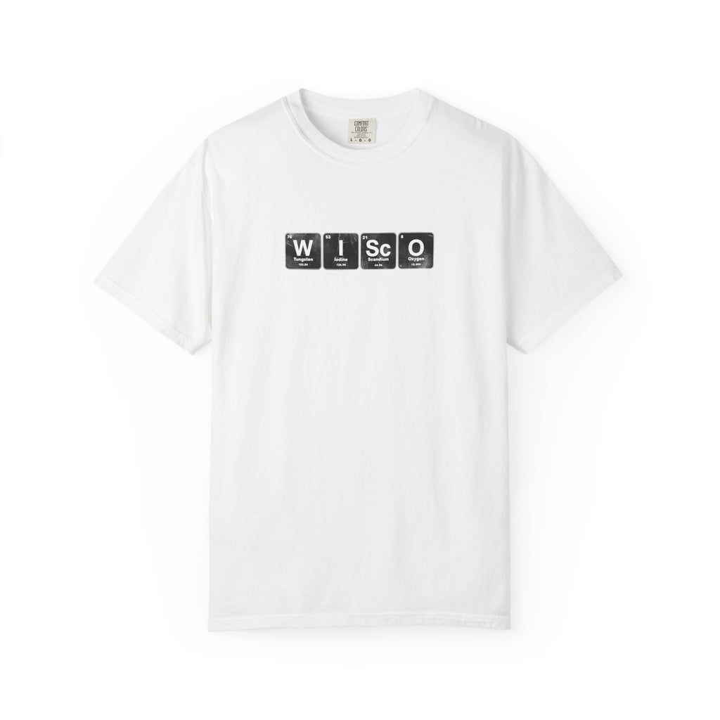 Wisconsin Periodic Table T-Shirt — WISCO Element Block Tee