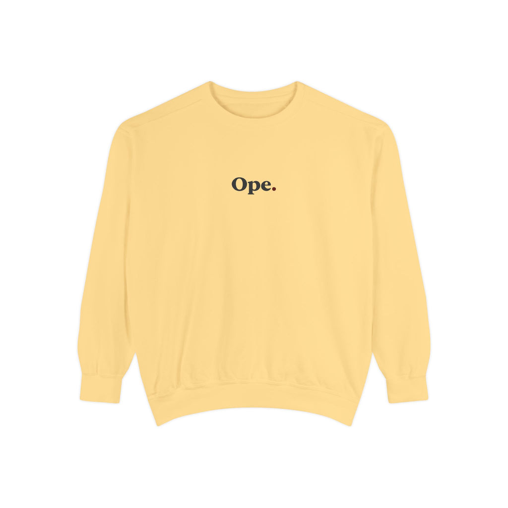 Ope. Minimalist Crewneck Sweatshirt