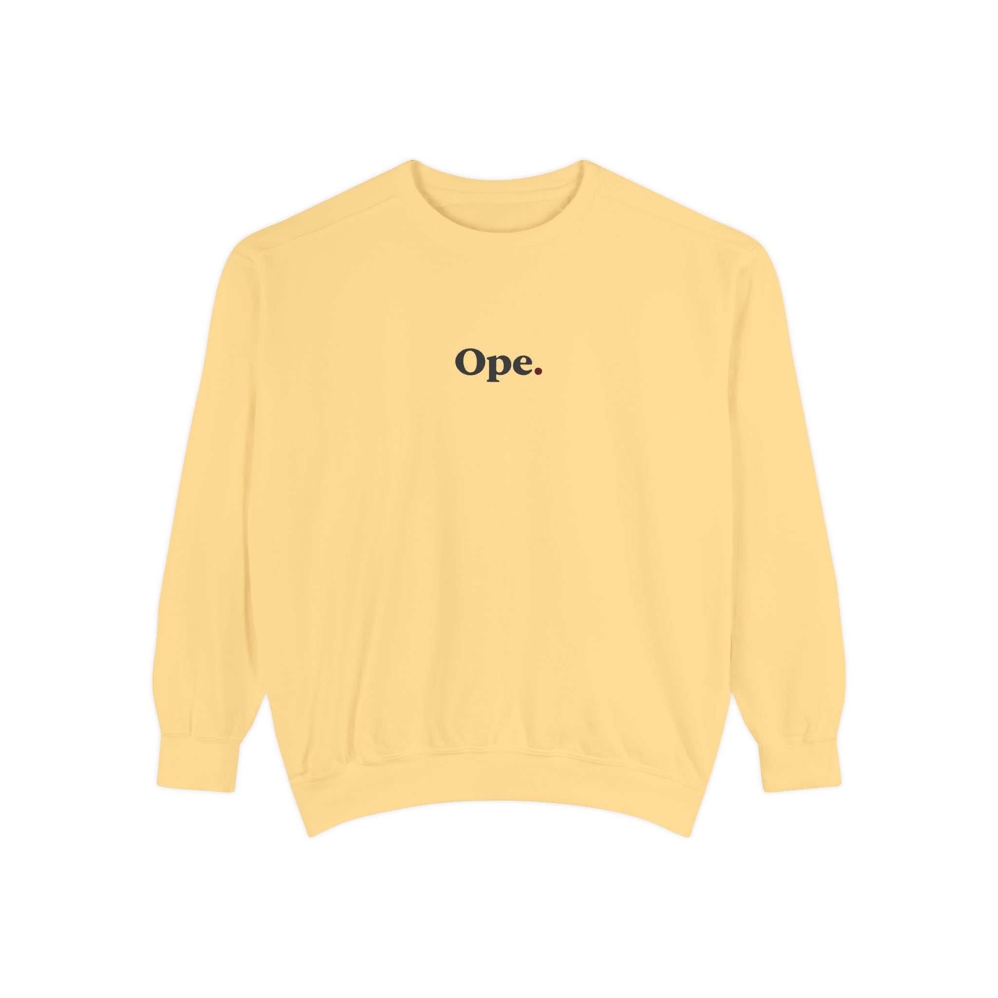 Ope. Minimalist Crewneck Sweatshirt
