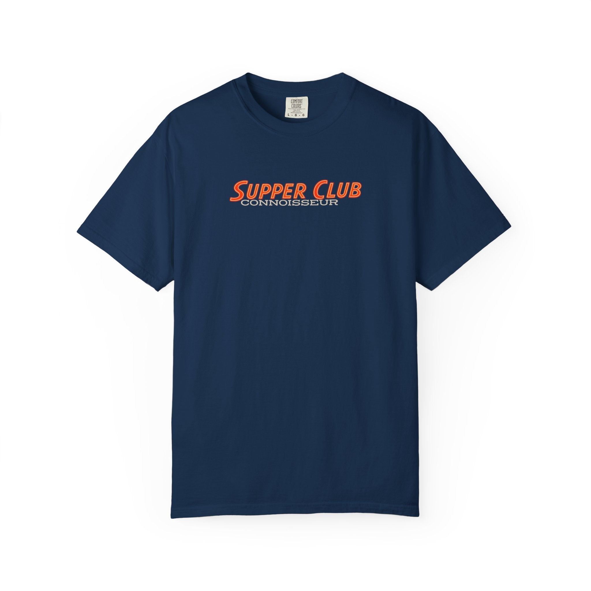 Supper Club Connoisseur Tee — Wisconsin Vintage Neon Shirt