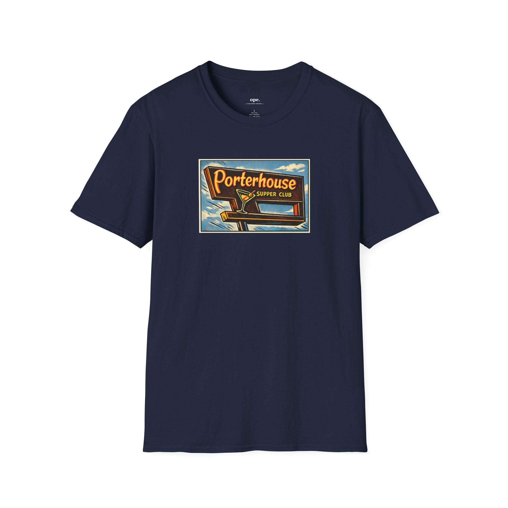 Porterhouse Supper Club Vintage Sign Tee