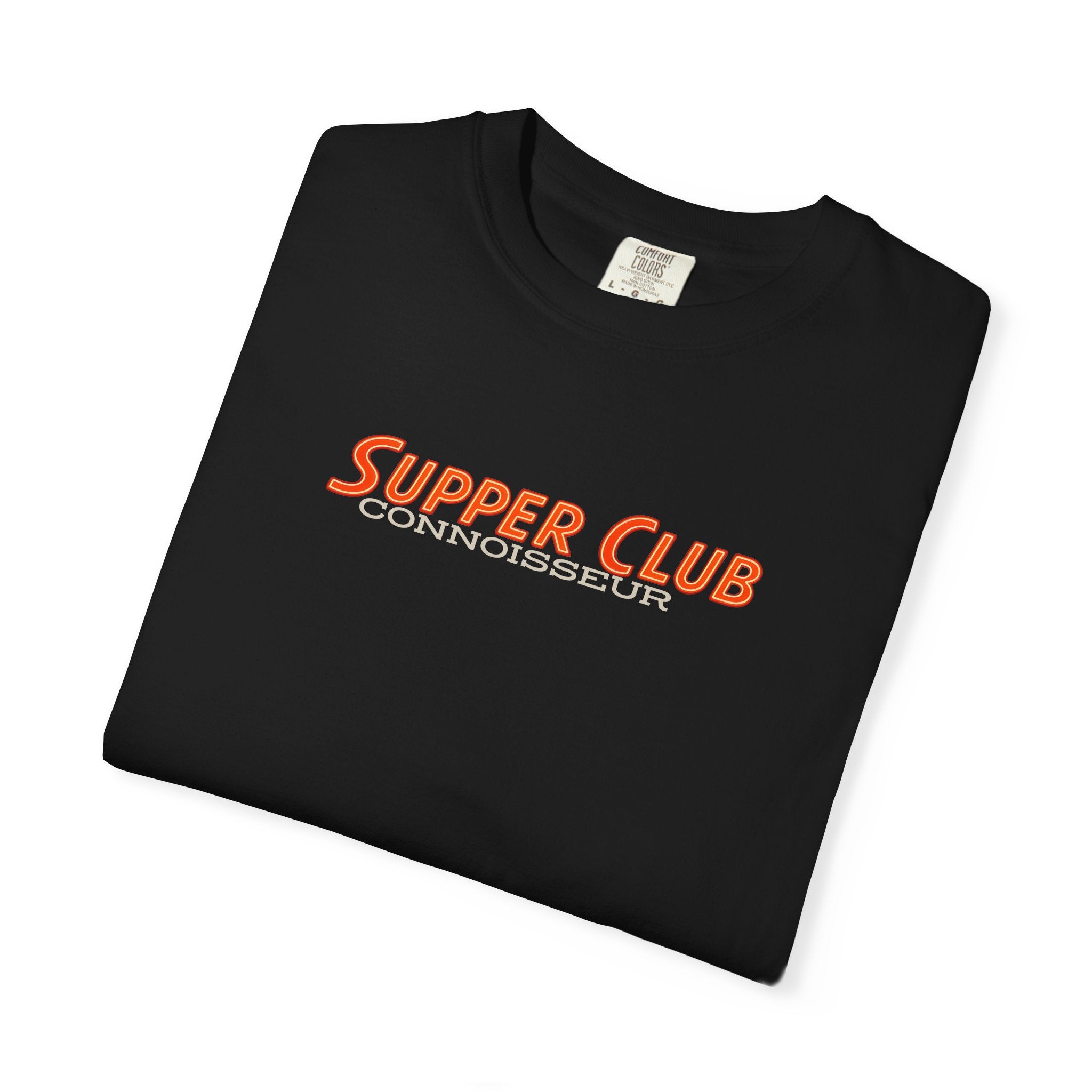 Supper Club Connoisseur Tee — Wisconsin Vintage Neon Shirt