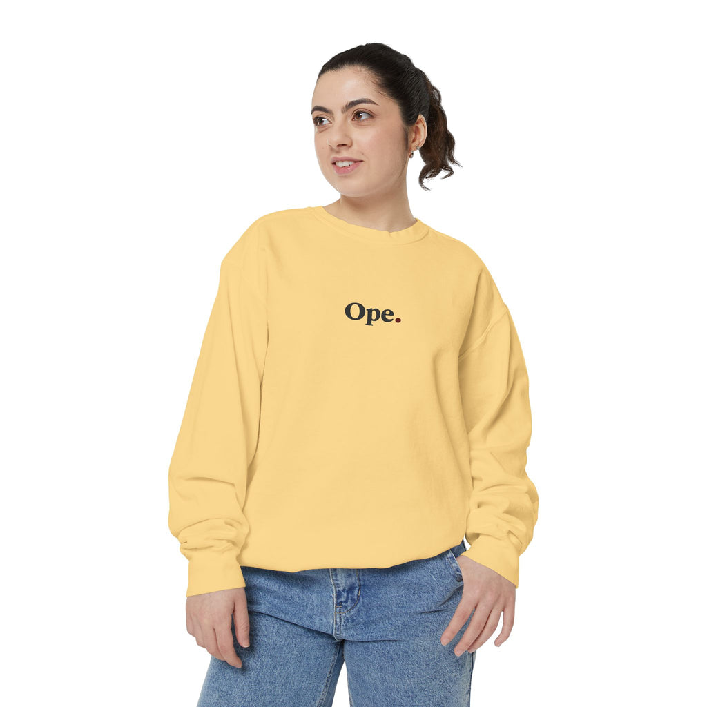 Ope. Minimalist Crewneck Sweatshirt