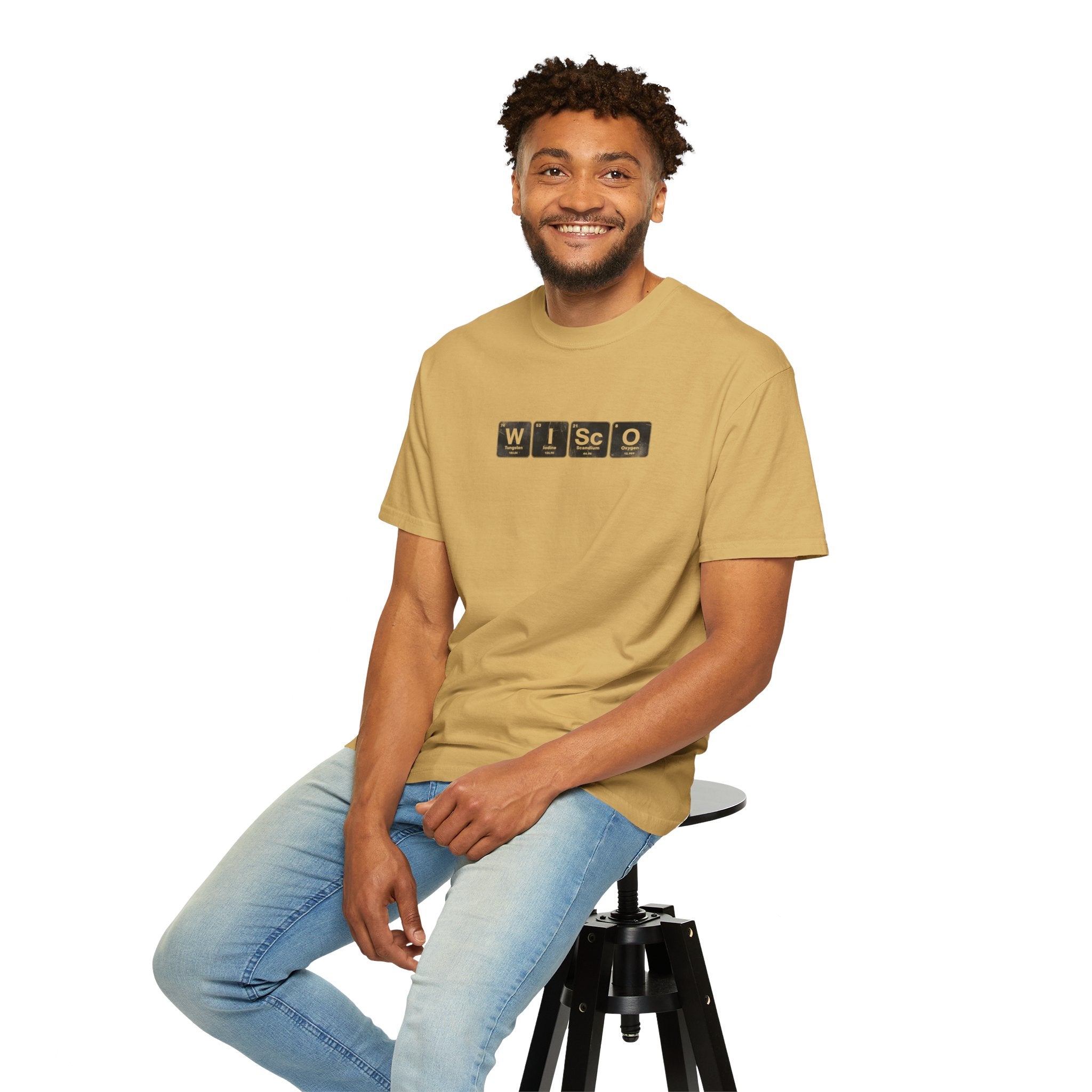 Wisconsin Periodic Table T-Shirt — WISCO Element Block Tee