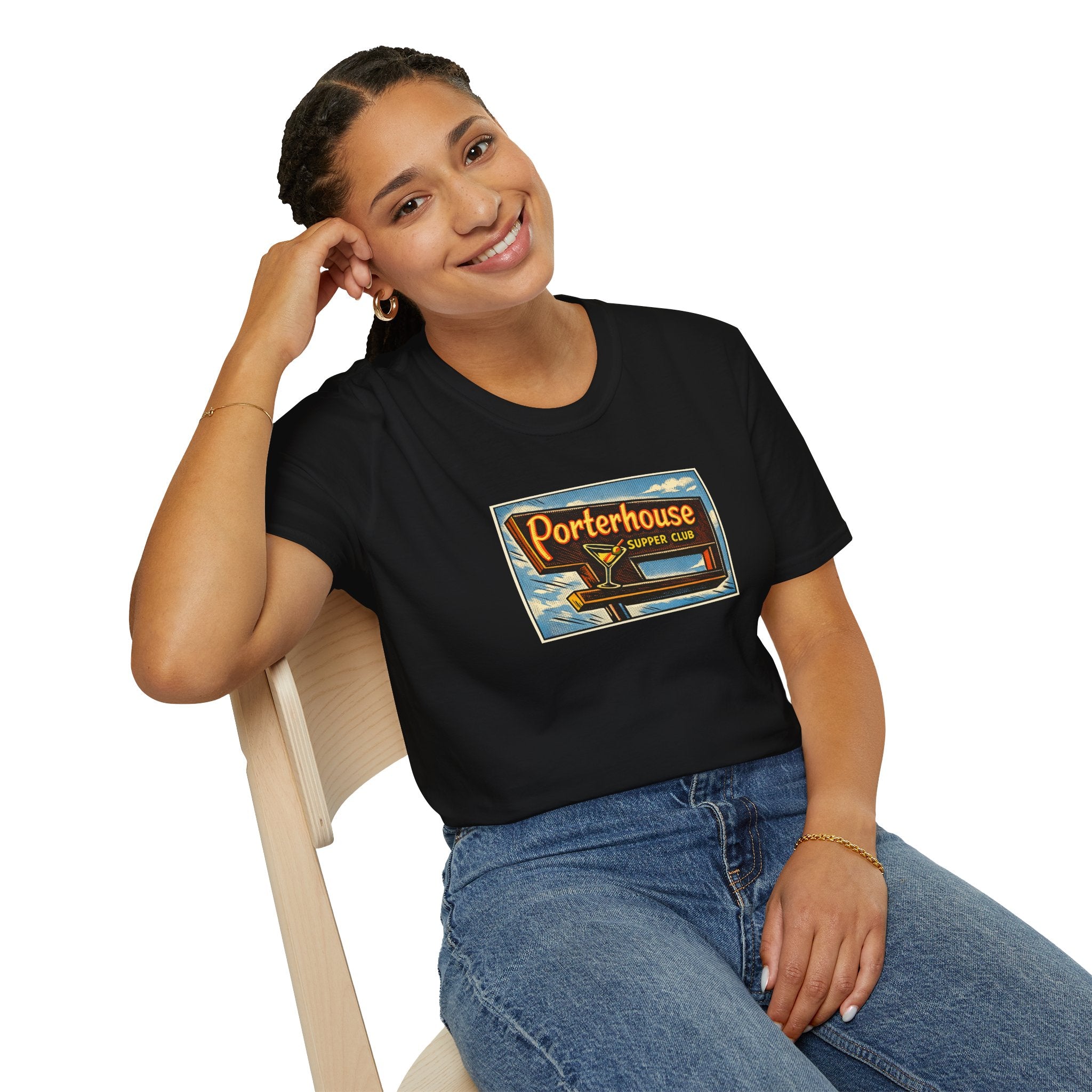 Porterhouse Supper Club Vintage Sign Tee
