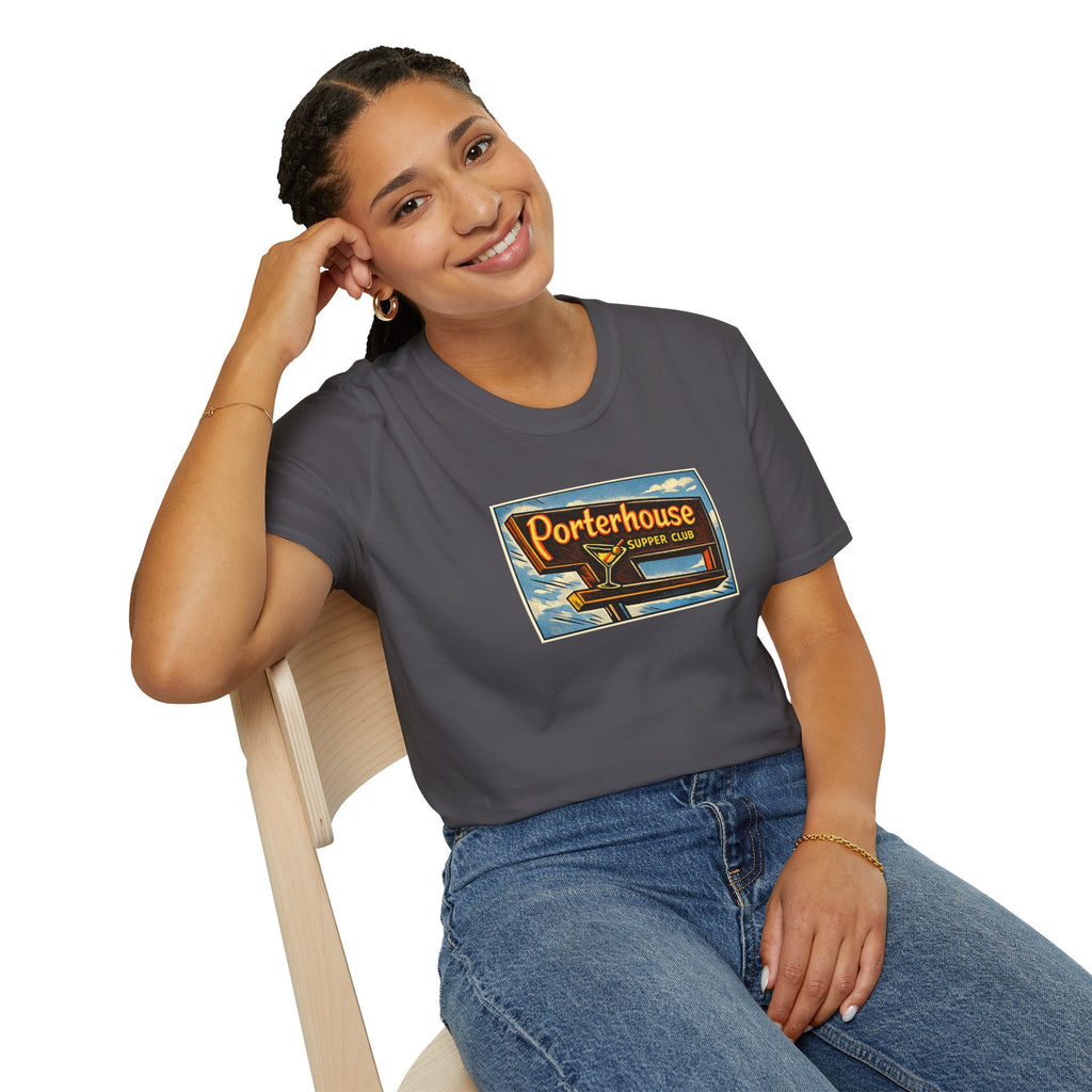 Porterhouse Supper Club Vintage Sign Tee