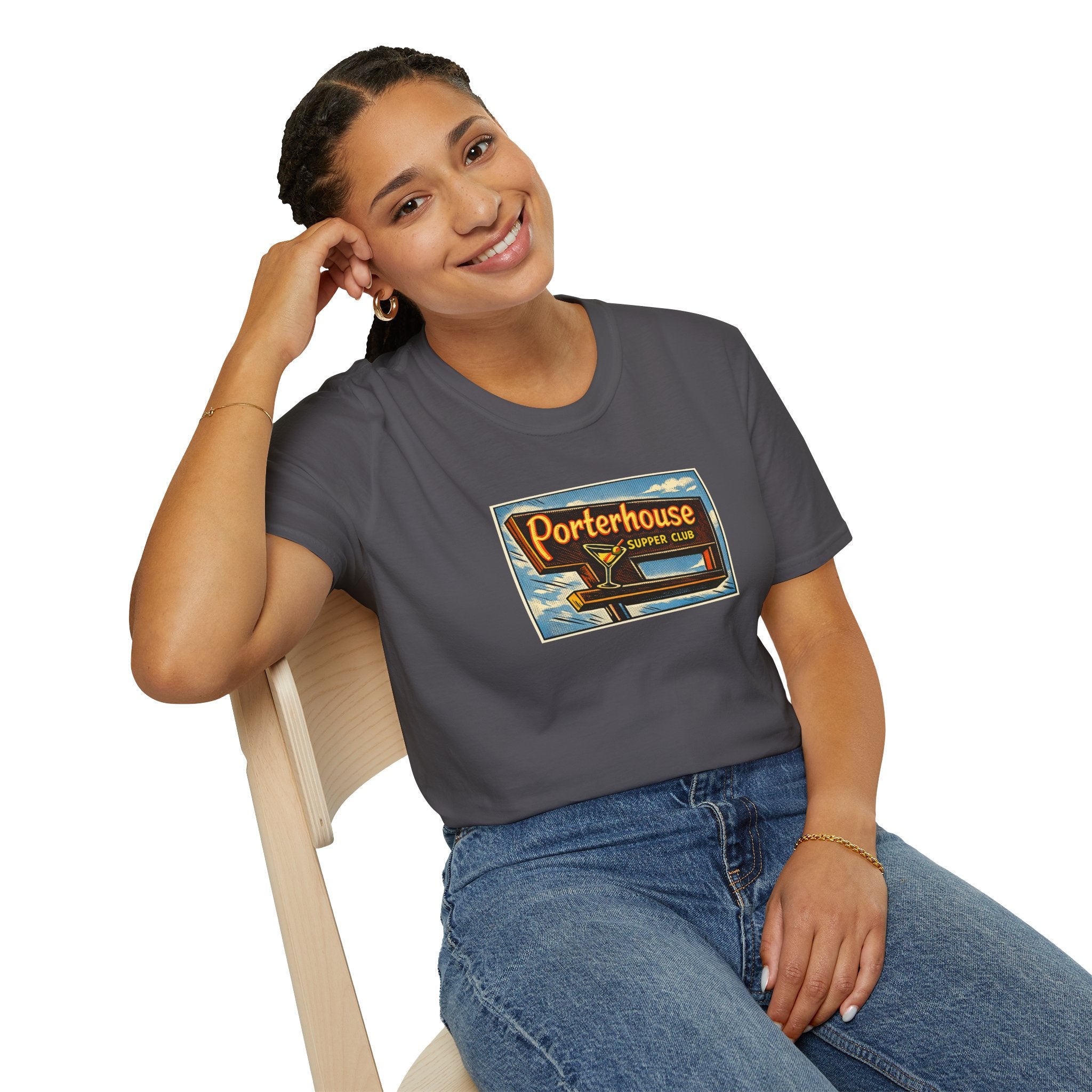 Porterhouse Supper Club Vintage Sign Tee