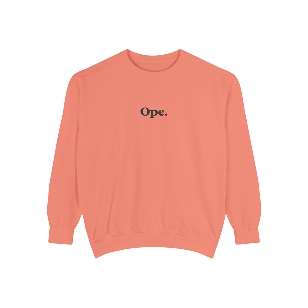 Ope. Minimalist Crewneck Sweatshirt