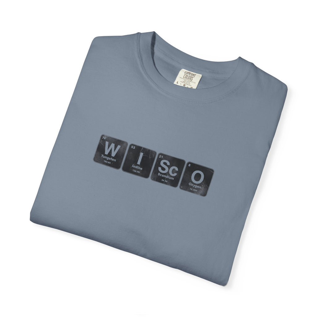 Wisconsin Periodic Table T-Shirt — WISCO Element Block Tee