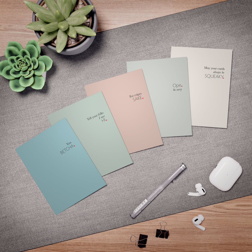 Wisconsin Sayings Greeting Card Set