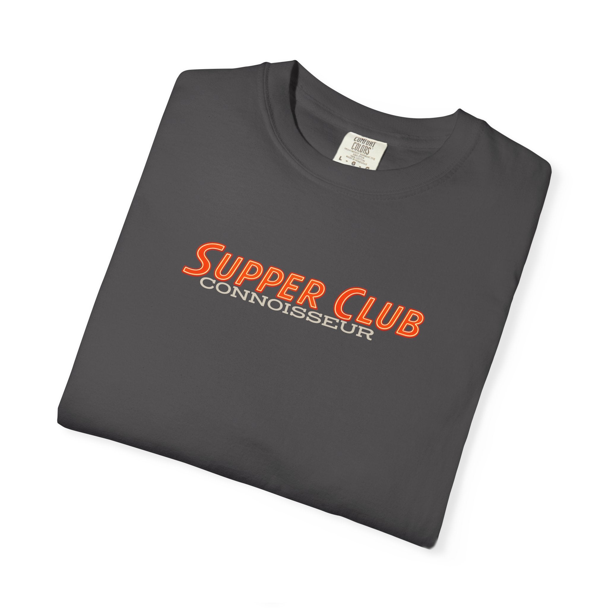 Supper Club Connoisseur Tee — Wisconsin Vintage Neon Shirt