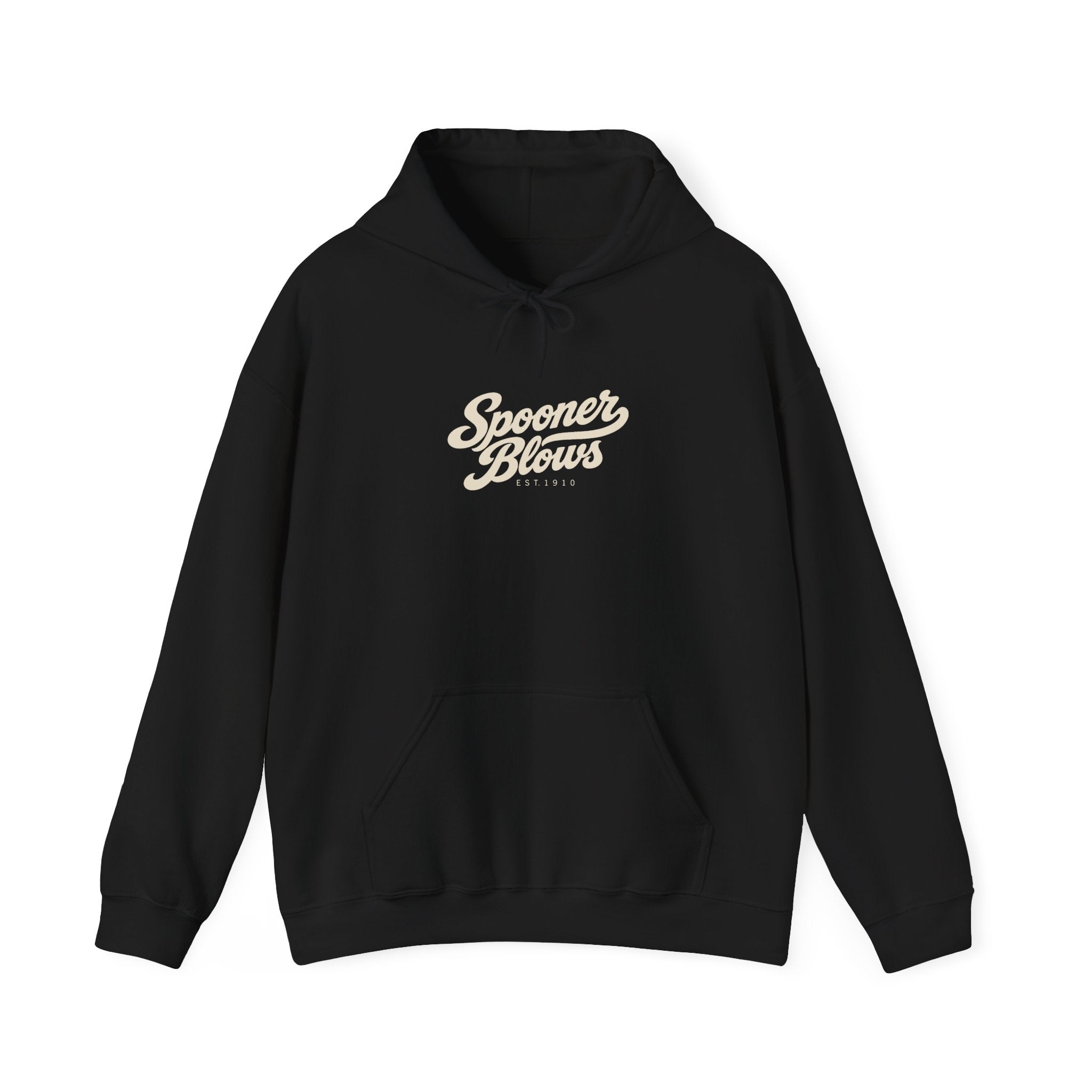 Spooner Blows EST. 1910 Hoodie | Wisconsin Northwoods Hoodie, Hayward WI Apparel