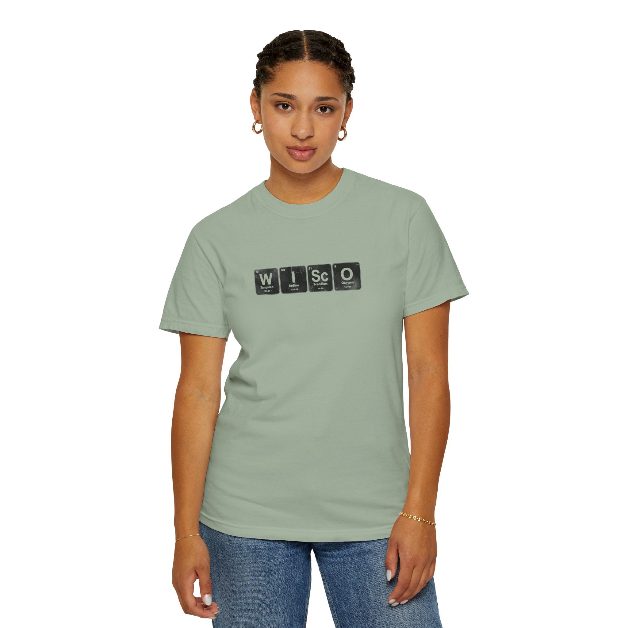 Wisconsin Periodic Table T-Shirt — WISCO Element Block Tee
