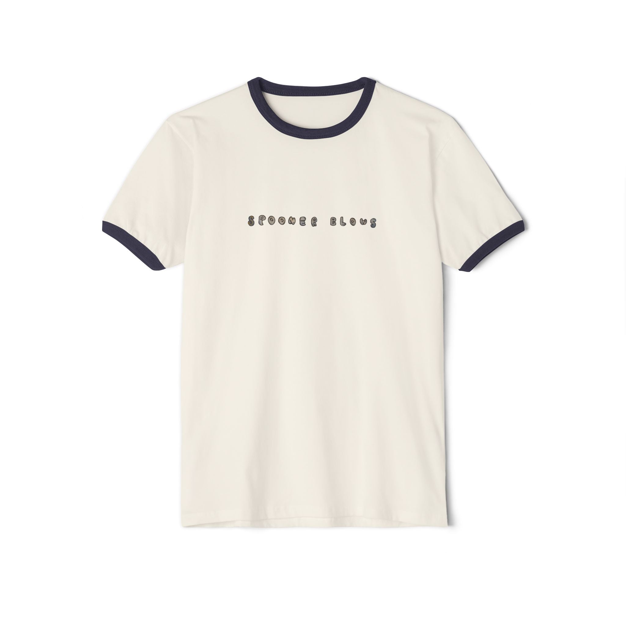 Spooner Blows Graffiti Minimalist Ringer Tee