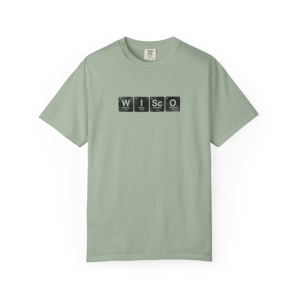 Wisconsin Periodic Table T-Shirt — WISCO Element Block Tee
